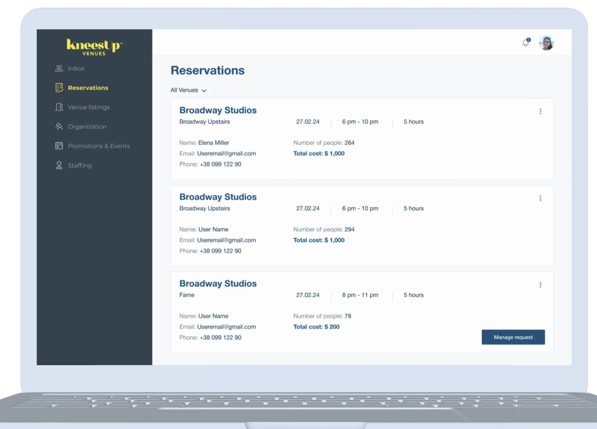 You manage it all from one place